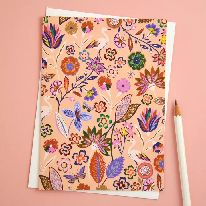 Exotic Birds in Wonderland - Kort - Elvira Designs - glott.no