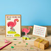 Flamingo Pop Out Kort - The Pop Out Card Co - glott.no