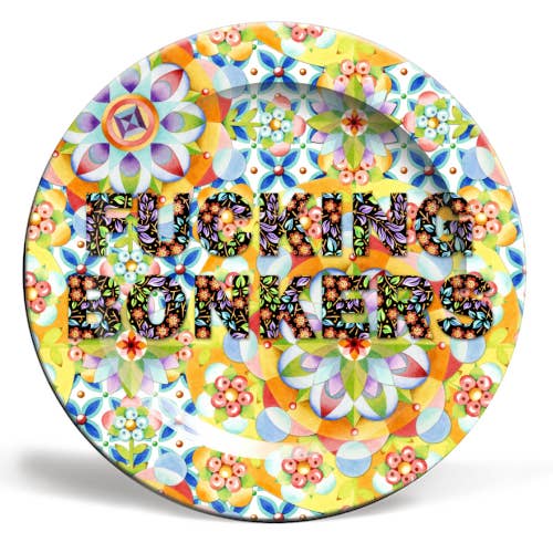 Fucking Bonkers - 6 Inch Plate - Pearl & Clover - glott.no