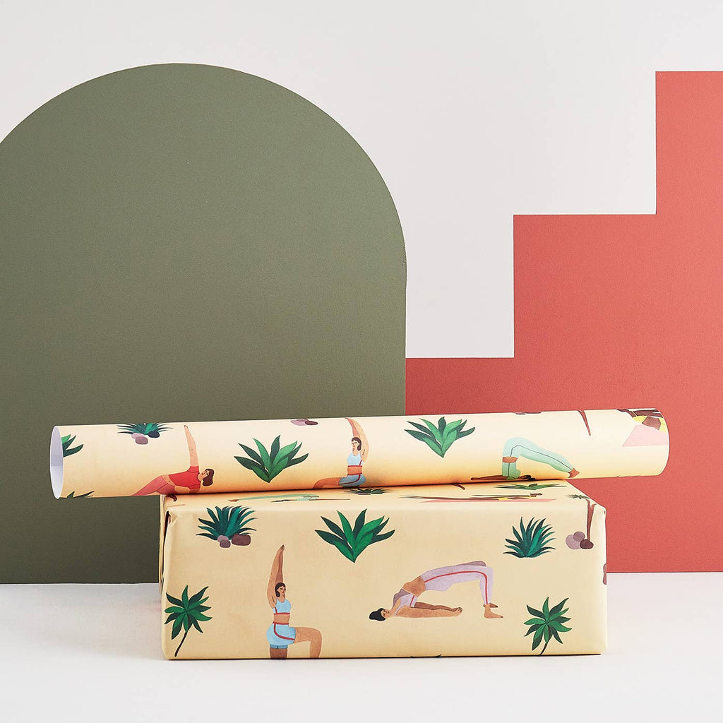 Gavepapir ‘Yoga’ - Wrap - glott.no