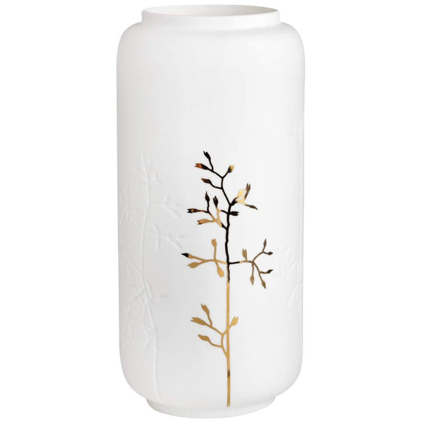 Gold Leaves Vase - Räder - glott.no