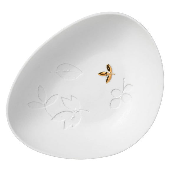 Golden Leaf bowl - Räder - glott.no