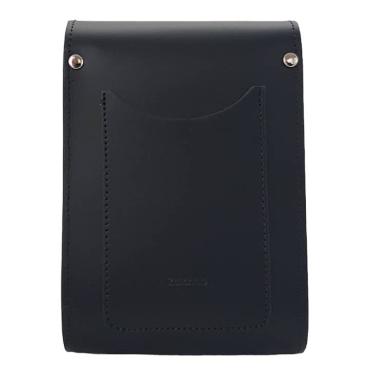 HANDMADE LEATHER Festival Phone Bag - BLACK - Zatchels - glott.no