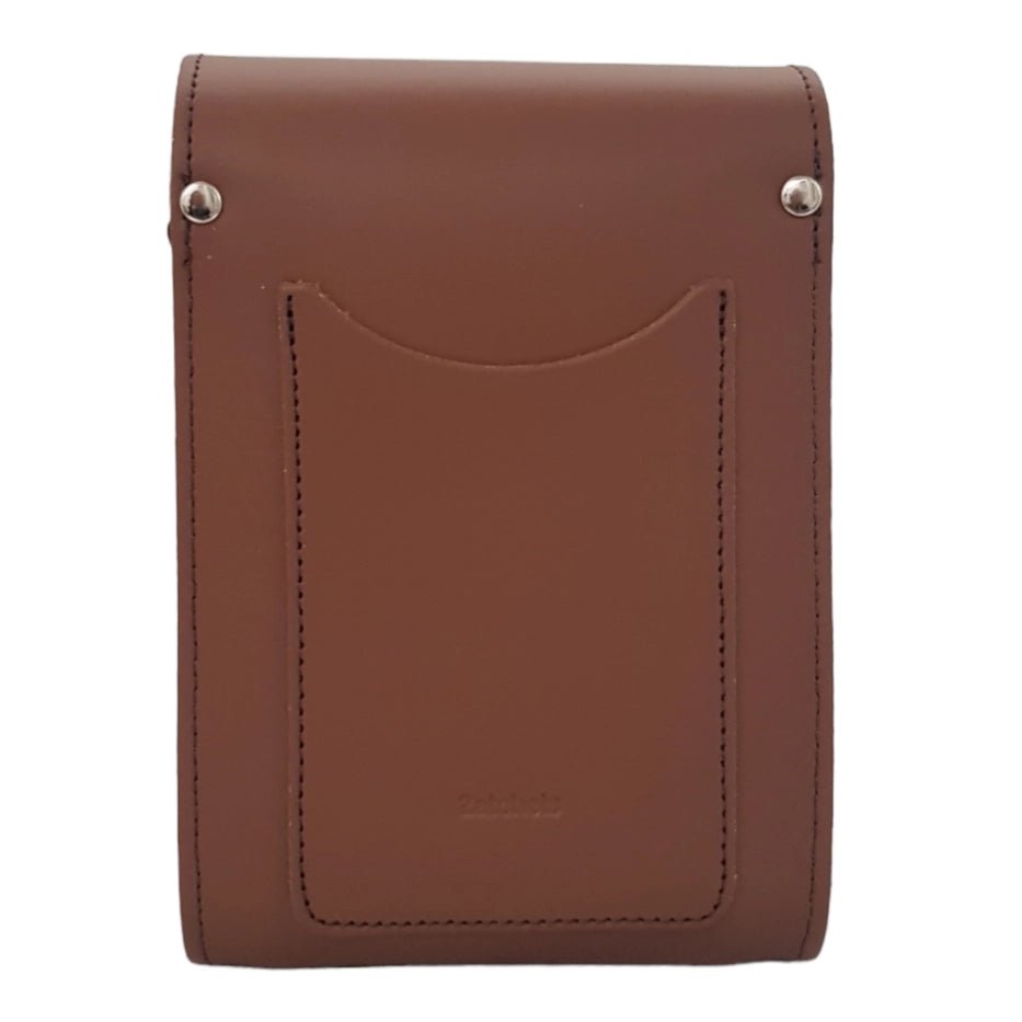 HANDMADE LEATHER Festival Phone Bag - Chestnut - Zatchels - glott.no