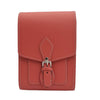 HANDMADE LEATHER Festival Phone Bag - Coral - Zatchels - glott.no