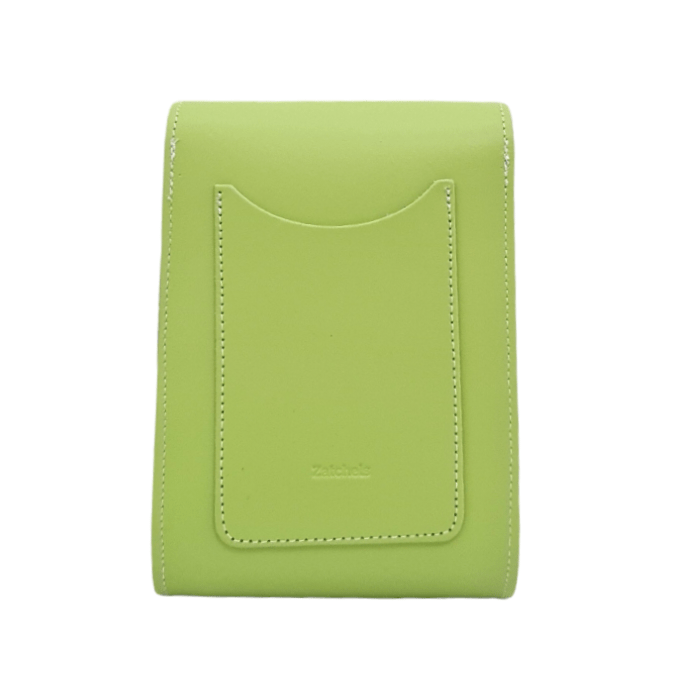 Handmade Leather Festival Phone Bag - Grass Green - Zatchels - glott.no