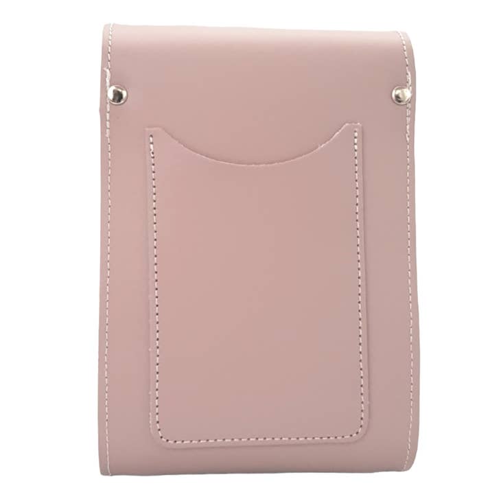 HANDMADE LEATHER Festival Phone Bag - Rose Quarts - Zatchels - glott.no