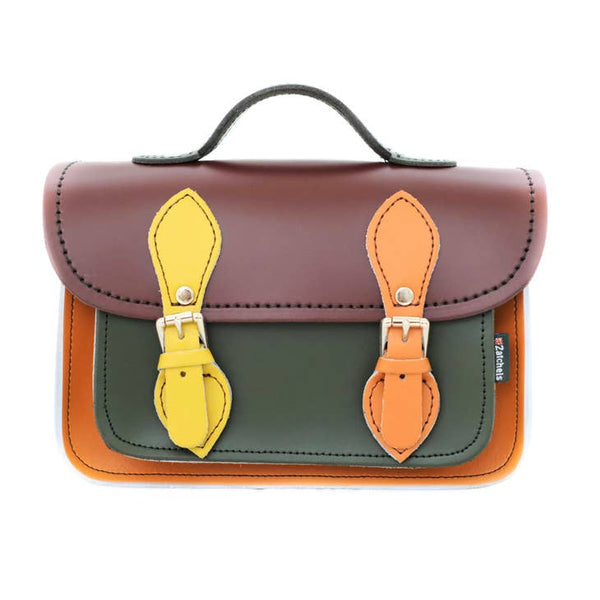 HANDMADE LEATHER MICRO Autumnal Kaleidoscope - Zatchels - glott.no