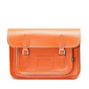 HANDMADE LEATHER SATCHEL - ORANGE - Zatchels - glott.no