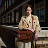 HANDMADE LEATHER SATCHEL - ORANGE - Zatchels - glott.no