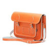 HANDMADE LEATHER SATCHEL - ORANGE - Zatchels - glott.no