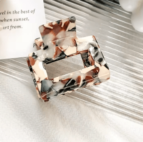Hårklemme Medium - Marble - glott.no
