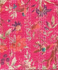 Hot Pink Bird Kantha Throw - Powell Craft - glott.no