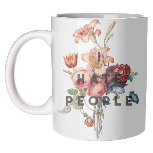 I Hate People By the 13 Prints - Mug - Art Wow - glott.no