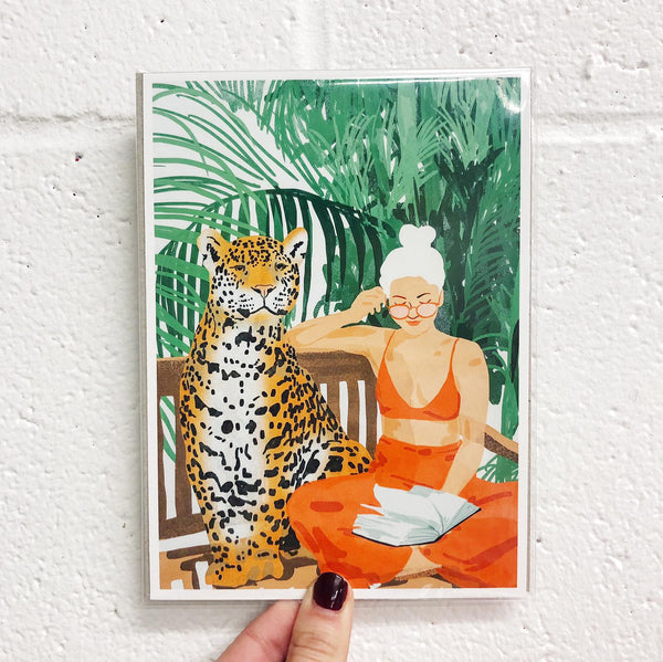 JUNGLE VACAY BY UMA PRABHAKAR GOKHALE Print - Art Wow - glott.no