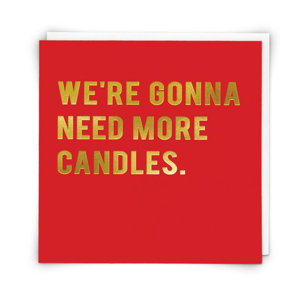 Kort More Candles - Redback cards - glott.no