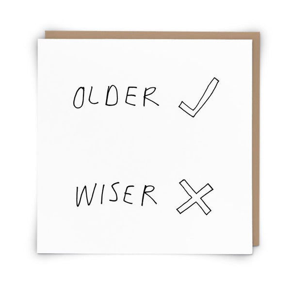Kort Older Wiser - Redback cards - glott.no