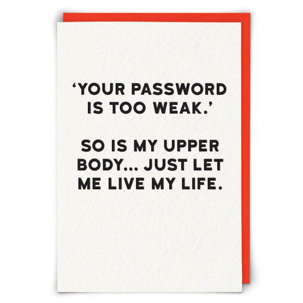 Kort Password - Redback cards - glott.no