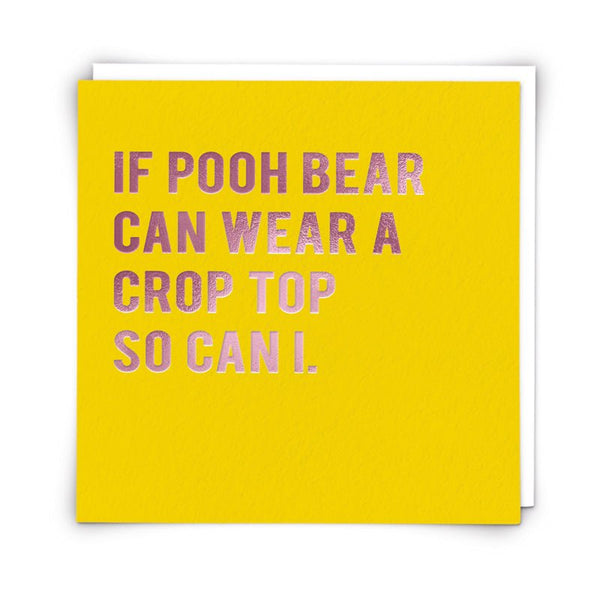 Kort Pooh Bear - Redback cards - glott.no