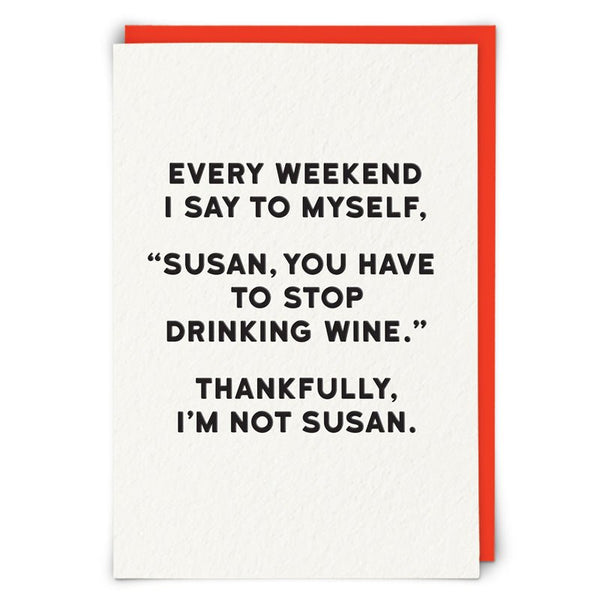 Kort Susan - Redback cards - glott.no