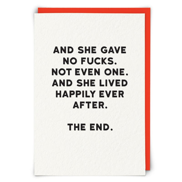 Kort The End - Redback cards - glott.no
