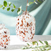 Large Brown Speckled Glass Vase - Sass & Belle - glott.no