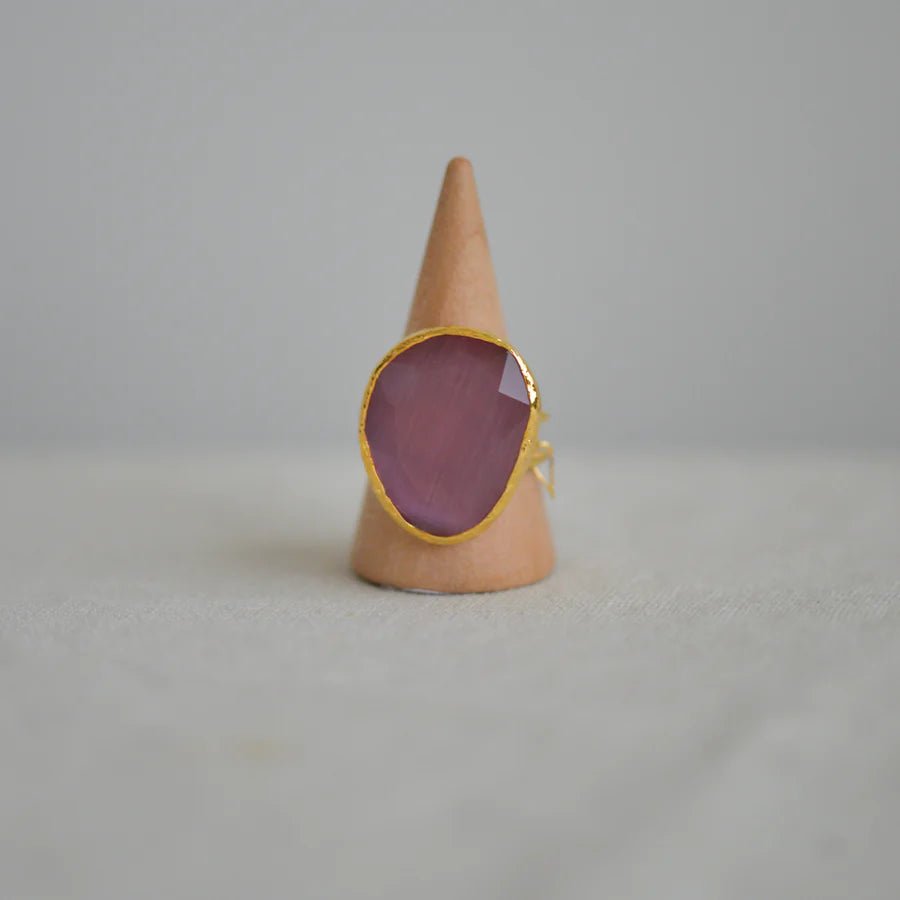 Large Chunky Glass Ring - My Doris - glott.no