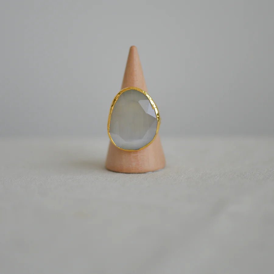 Large Chunky Glass Ring - My Doris - glott.no