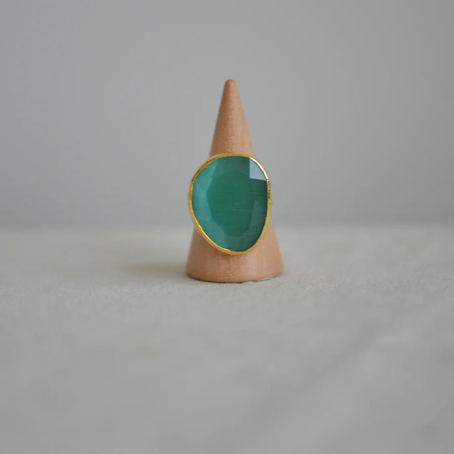 Large Chunky Glass Ring - My Doris - glott.no