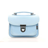 Luna Handmade Leather Bag - Baby Blue - Zatchels - glott.no