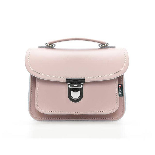 Luna Handmade Leather Bag - Rose Quartz - Zatchels - glott.no