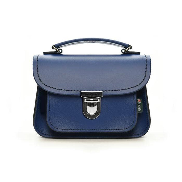 Luna Handmade Leather Bag - Royal Blue - Zatchels - glott.no