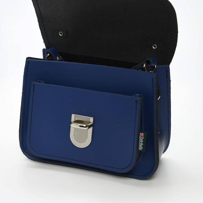Luna Handmade Leather Bag - Royal Blue - Zatchels - glott.no