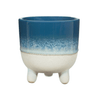 Mojave Glaze Blue Planter - Large - Sass & Belle - glott.no