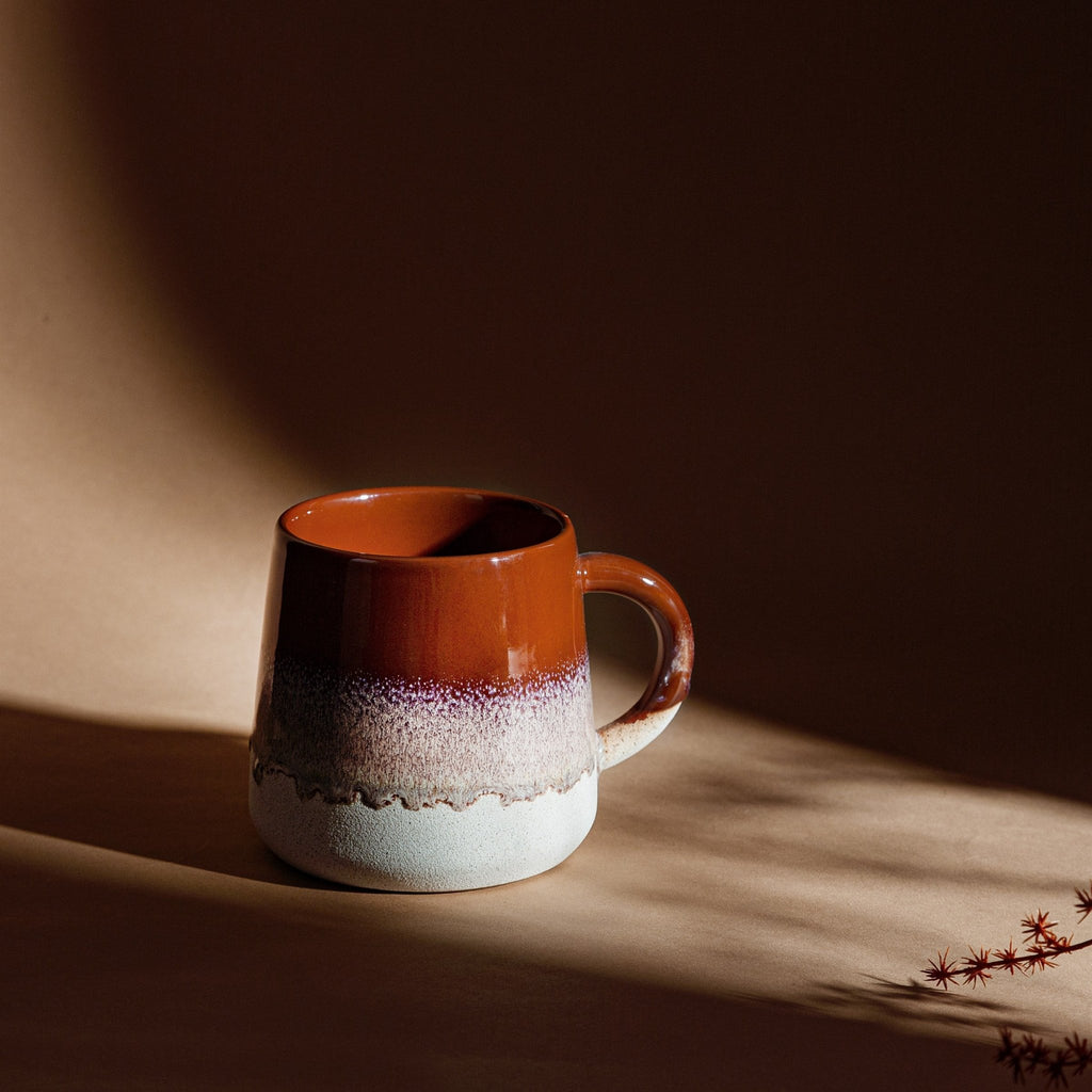 Mojave Glaze Chocolate Brown kopp - Sass & Belle - glott.no