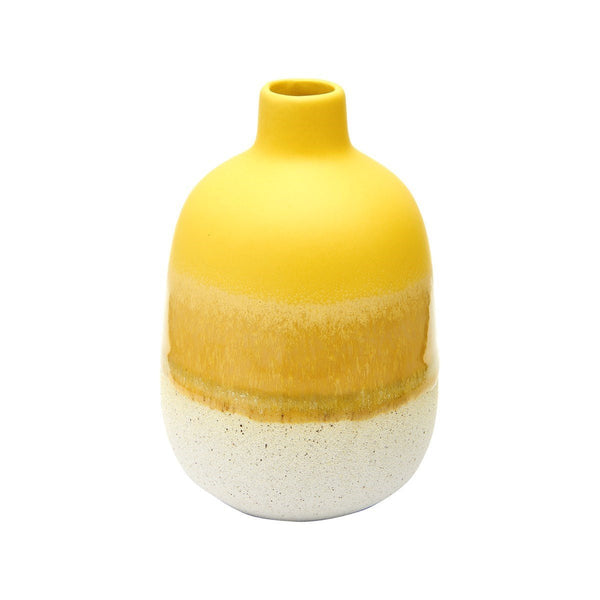 Mojave Glaze gul vase - Sass & Belle - glott.no