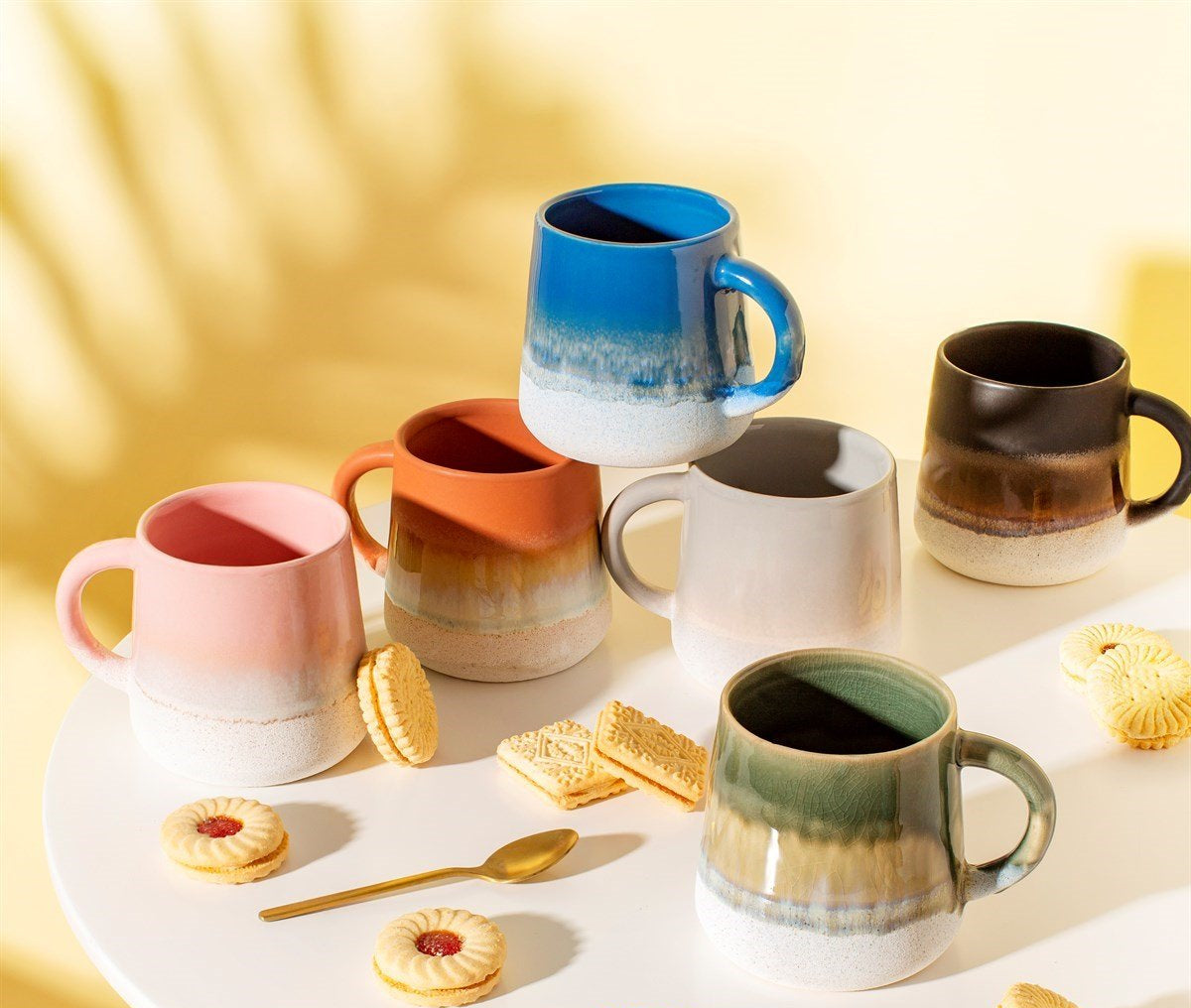 Mojave Glaze Pink Mug - Sass & Belle - glott.no