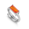 Nirvana Large Orange Quartz Ring - SVP - glott.no
