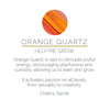 Nirvana Large Orange Quartz Ring - SVP - glott.no