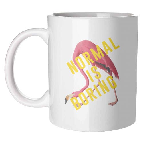 'Normal Is Boring' - Mug - By The 13 Prints - glott.no