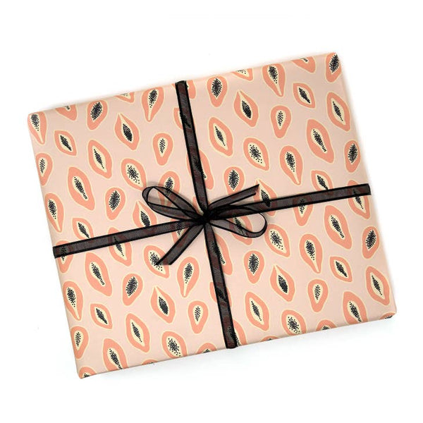 Papaya Gift Wrap - Unblushing - glott.no