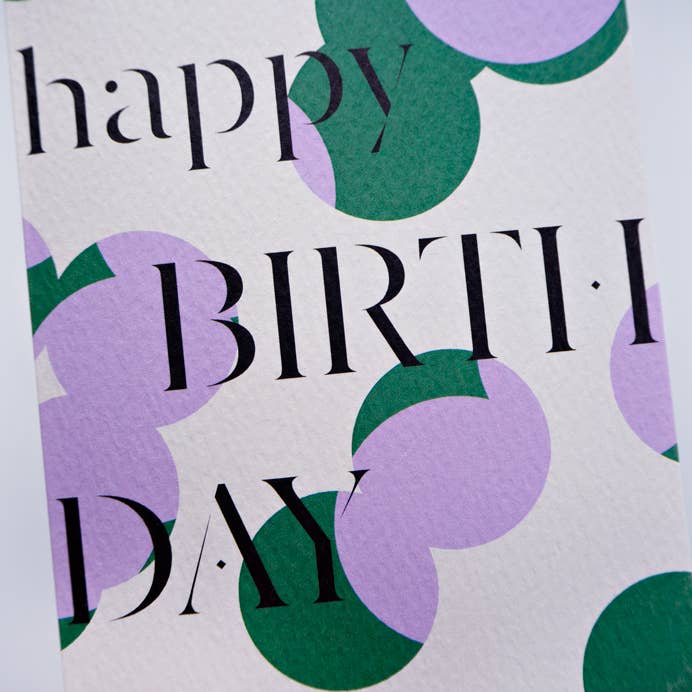 Paris Birthday Kort - The Completist - glott.no