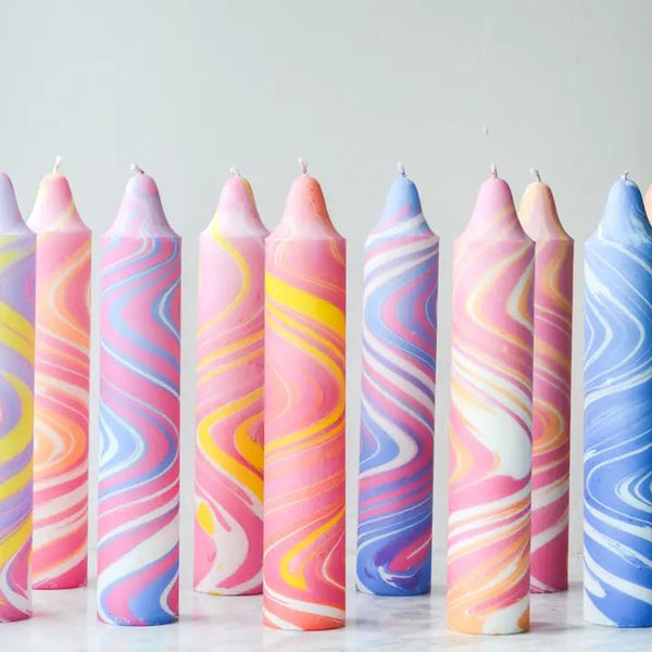 Pillar - Marble Mix - Nordtrice Candles