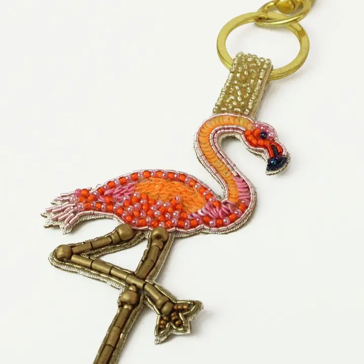 Pink Flamingo Keyring - My Doris - glott.no