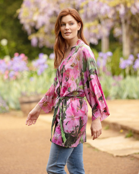 Pink Lady Mini Robe - From My Mothers Garden - glott.no
