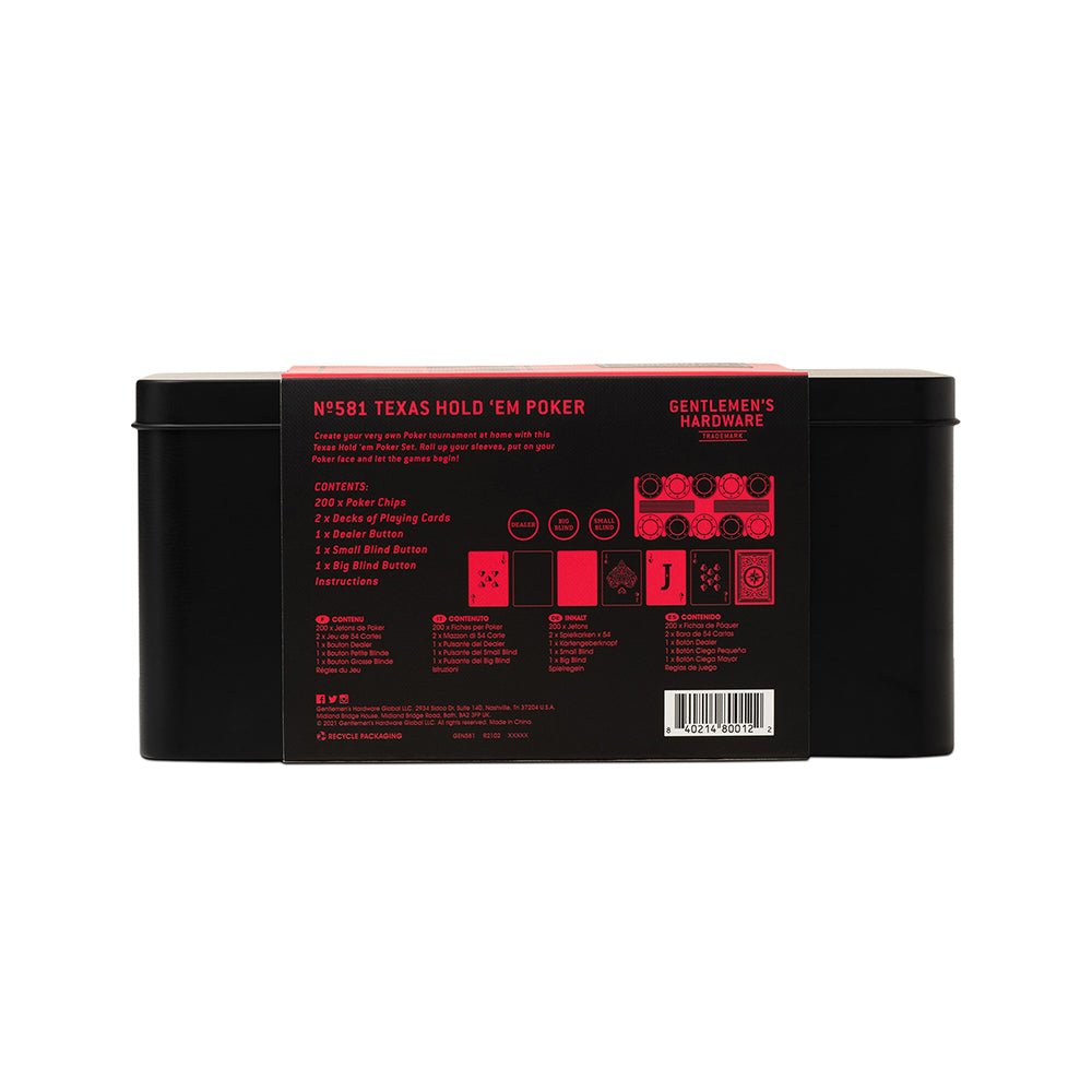 Poker Texas Hold 'Em - Gentlemen's Hardware - glott.no