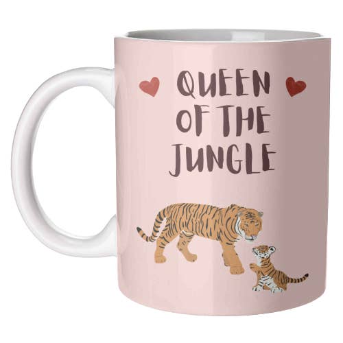 'Queen of the Jungle' - Mug - Art Wow - glott.no