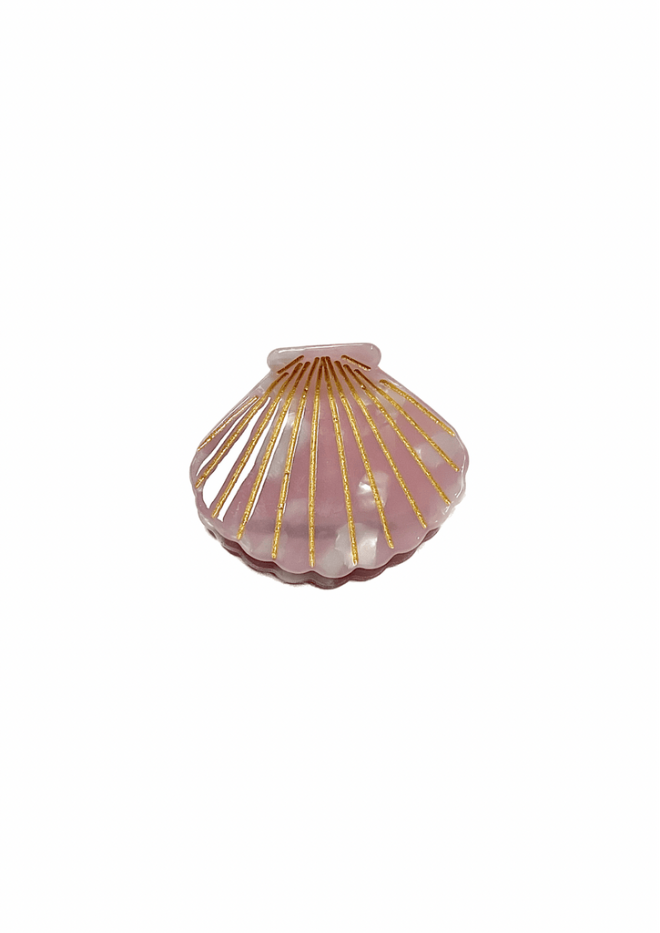 Shell Hair Clip Pink - glott.no
