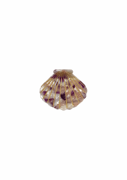 Shell Hair Clip Pink&Purple - glott.no