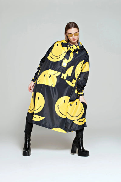 Smiley - Rain Poncho, Regnponcho - Rainkiss - glott.no